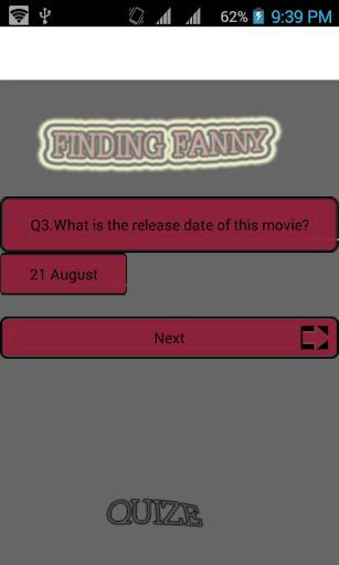 Find --Fanny movie quize