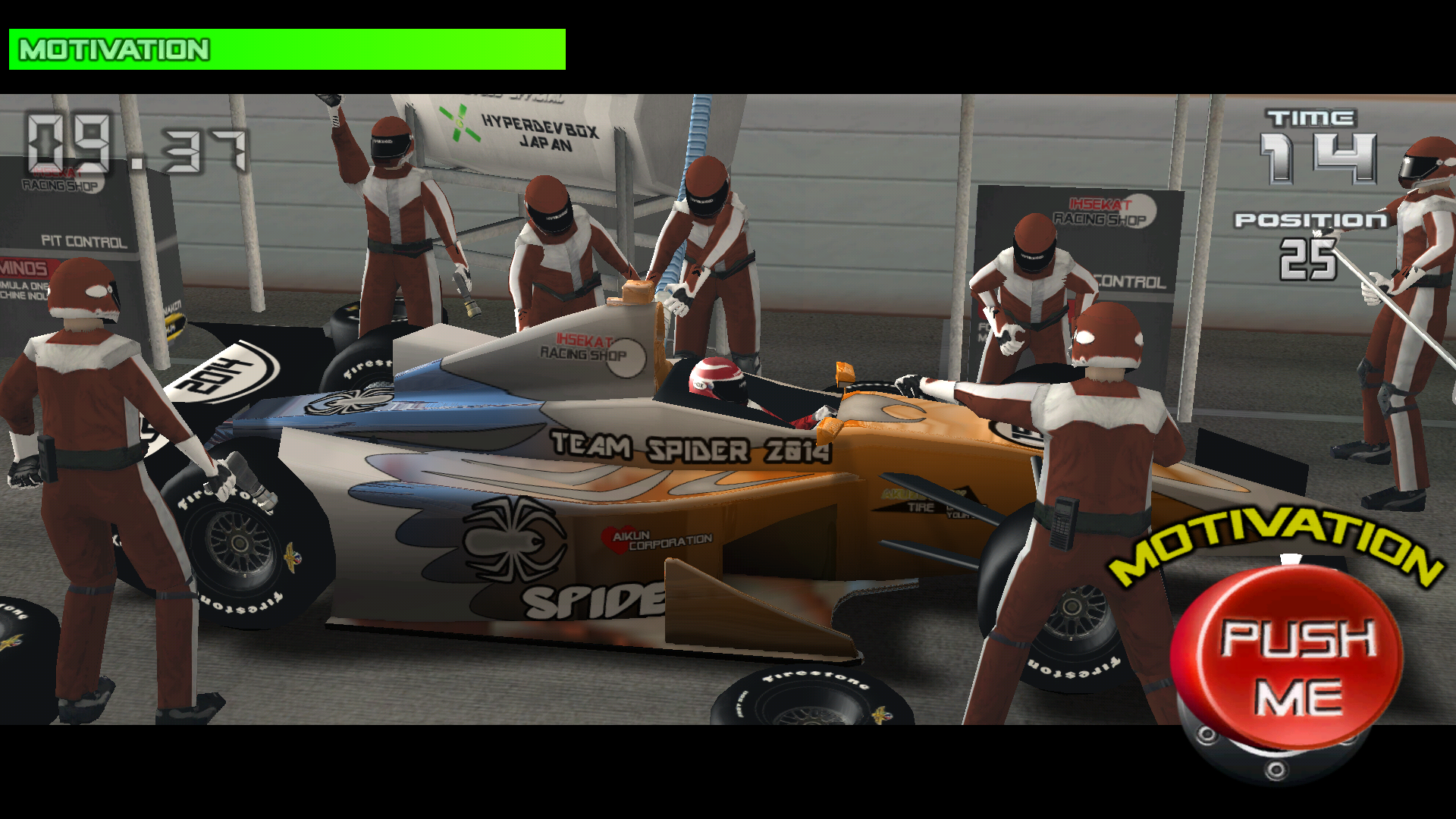 Android application INDY 500 Arcade Racing screenshort