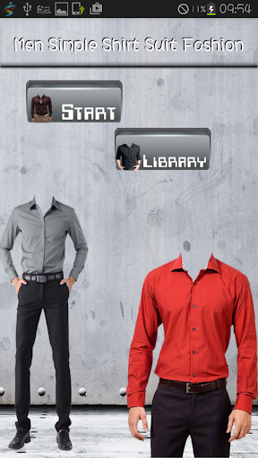 Men Simple Shirt Suit Fashion