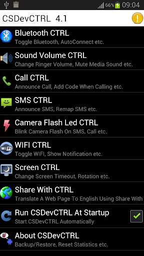CSDevCTRL Bluetooth WiFi etc