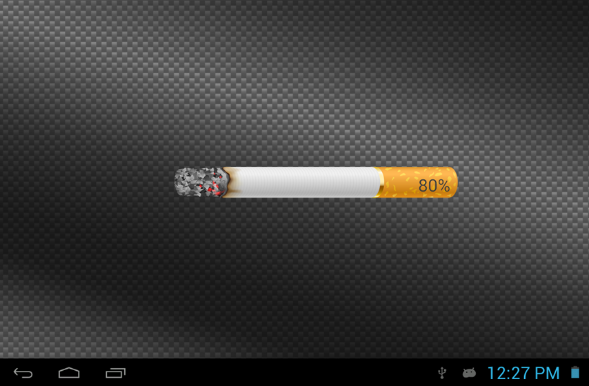 Sigara Pil HD Widget - screenshot
