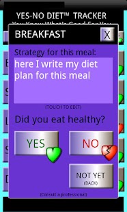 Free Download Yes No Diet Tracker II APK