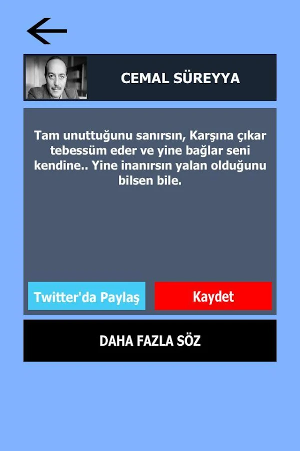 Yazarlar ve Sözleri - screenshot
