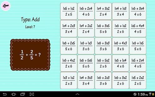  Fraction Bingo  