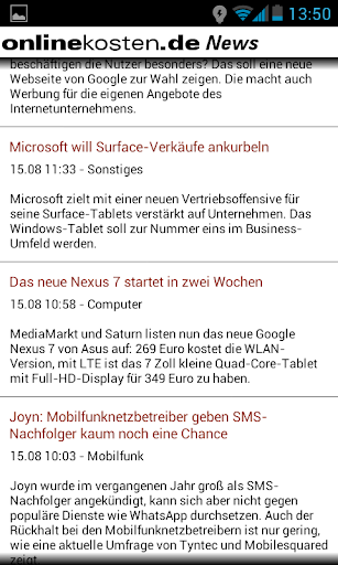 onlinekosten.de News App