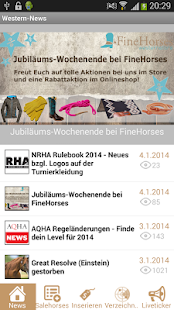Android application Western News screenshot