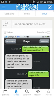 Download Mes parents font des SMS APK for Android