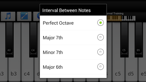 Piano Interval Training