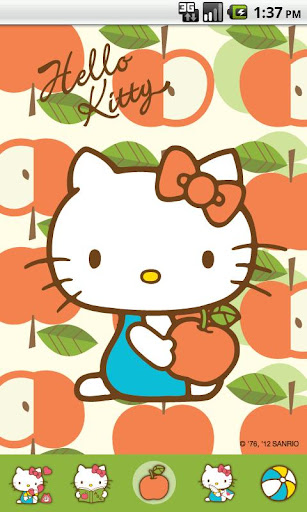 Hello Kitty Soft Apple Theme