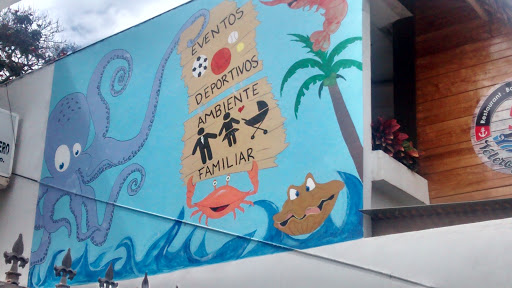 mural kraken feliz