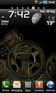 Free Mechanics Clock Inside LWP APK