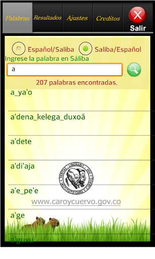 【免費教育App】Diccionario Sáliba-Español-APP點子