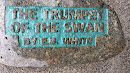 The Trumpet of the Swan Rock Plaque