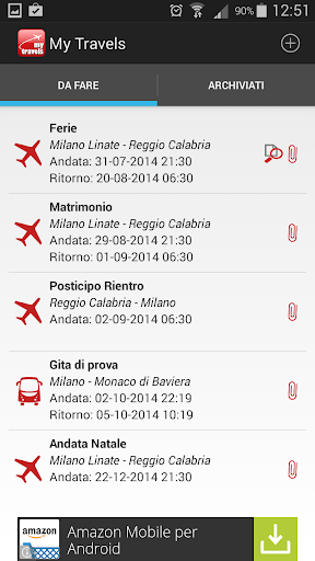 My Travels Prenotazioni