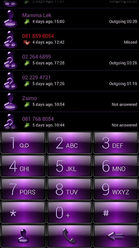 Dialer Gloss PinkPurple Skin