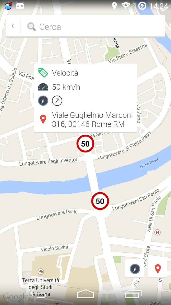 Speed Cameras Italy - Alerts Screen 2