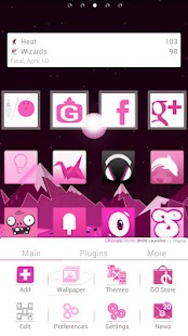 【免費個人化App】Pink Now GO Launcher EX Theme-APP點子