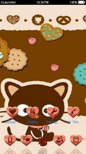 免費下載個人化APP|CHOCO CAT CARTOON KITTY THEME app開箱文|APP開箱王