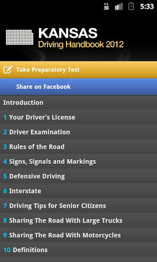 Kansas Driving Handbook