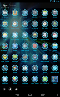 How to install Blue Light GO Launcher Theme 1.1 apk for laptop