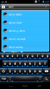 KRUSHED BLUE CM11 THEMECHOOSER - screenshot thumbnail