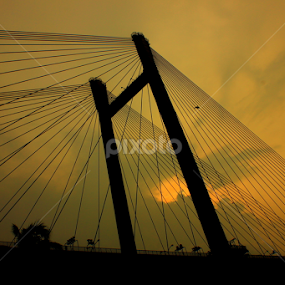 Vidyasagar Setu..!! by Prithwish Mondal - Buildings & Architecture Bridges & Suspended Structures