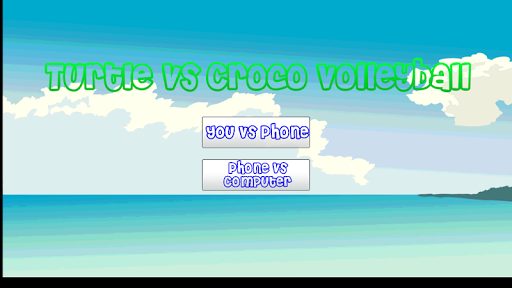 Volleyball Turtle Vs Croco