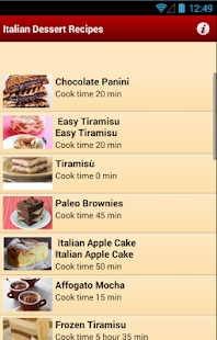 Free Download Italian Dessert Recipes APK for Android