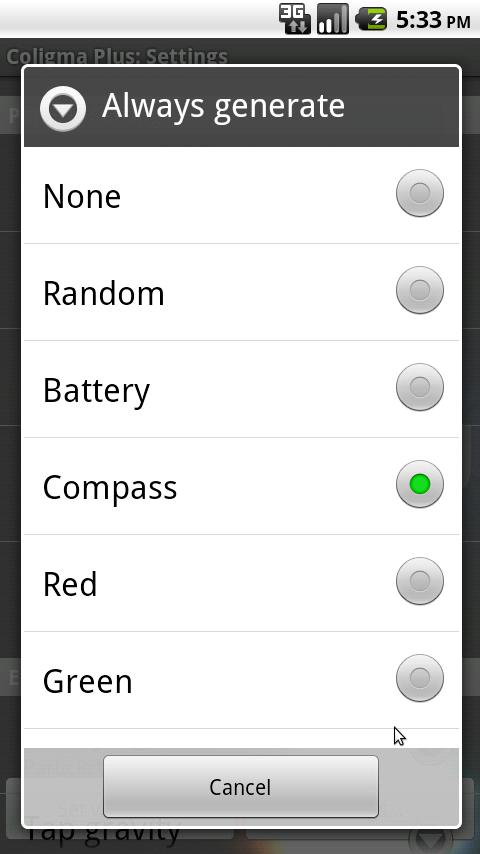 Coligma Plus Live Wallpaper Screen 2