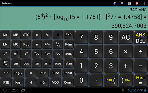Screenshot Scientific Calculator (adfree) v3.3.8