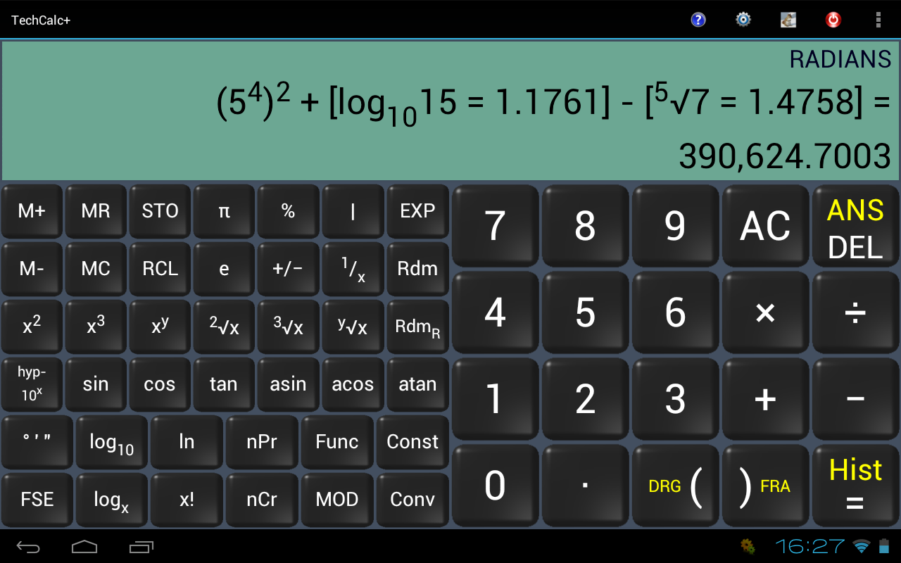 Scientific Calculator (adfree) - screenshot