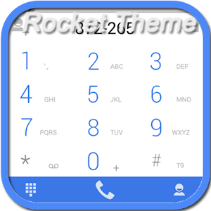 RocketDial KitKat Blue Theme.apk 2.1