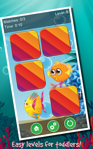 免費下載棋類遊戲APP|Kids Ocean Memory: Fish Game app開箱文|APP開箱王