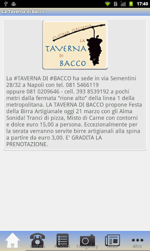 【免費商業App】La Taverna di Bacco-APP點子