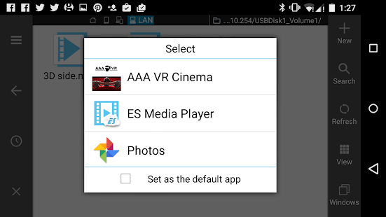 AAA VR Cinema Cardboard 3D SBS - screenshot thumbnail