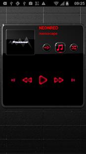 How to download Poweramp Widget NEON RED patch 2.06-build-206 apk for bluestacks