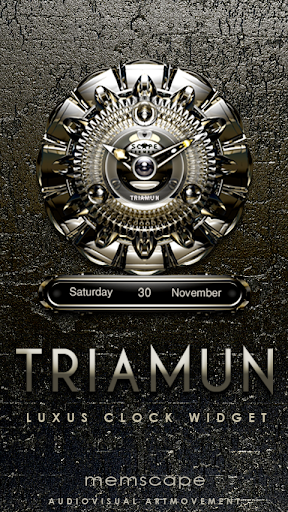 TRIAMUN Luxury Clock Widget