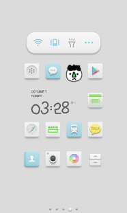 Milky Sky Dodol Theme Screenshots 2