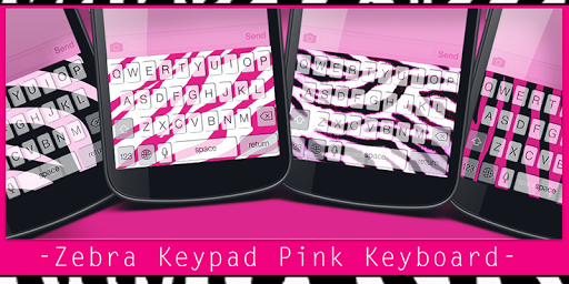 Zebra Keypad Pink Keyboard