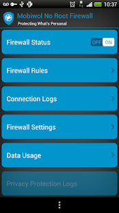 Mobiwol: Firewall ohne Root Screenshot