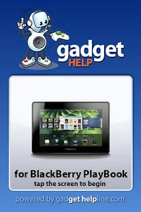 BlackBerry PlayBook Gadget Hel