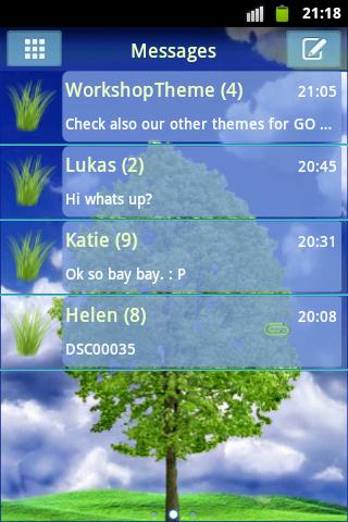 GO SMS PRO Theme Tree