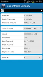 PeopleSoft Financials InView Screenshots 1