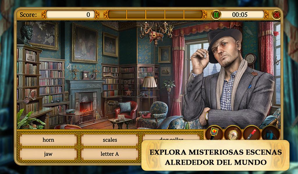 Android application Hidden Objects: Mystery Society Crime Solving screenshort