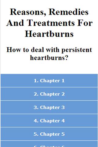 Treatments For Heartburns