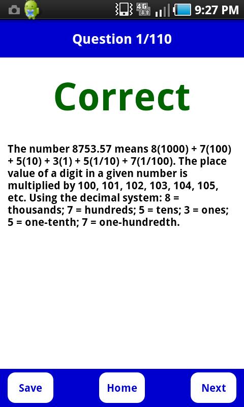 Nursing Entrance Exam (Math) Screen 3