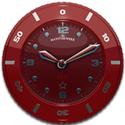 Clock Widget Red Star