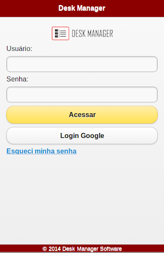 Desk Manager Portal do Cliente