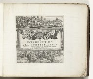 Titelpagina voor de introductie op het prentwerk: Nicolas de Fer, Les forces de l'Europe, 1696