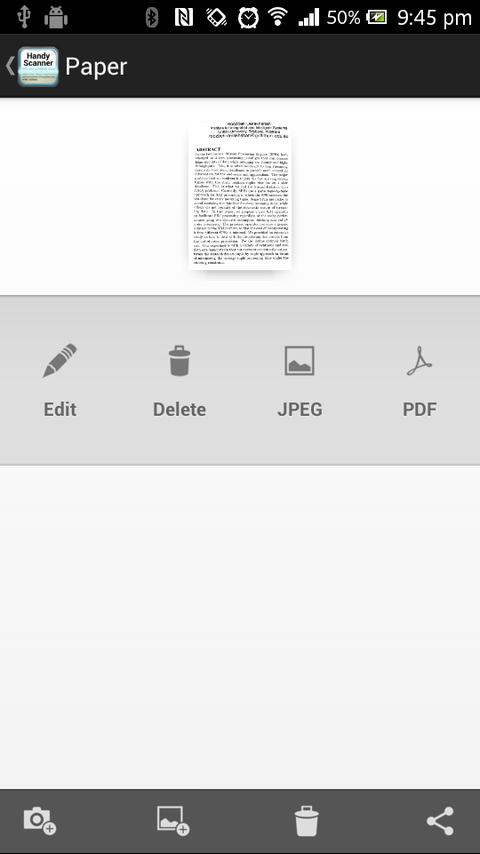 Handy Scanner Free PDF Creator - screenshot
